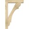 Ekena Millwork Olympic Block Rough Sawn Bracket w/ Offset Brace, Douglas Fir, 4"W x 14"D x 22"H BKT0402X14X22OLY05RDF - alternate 3